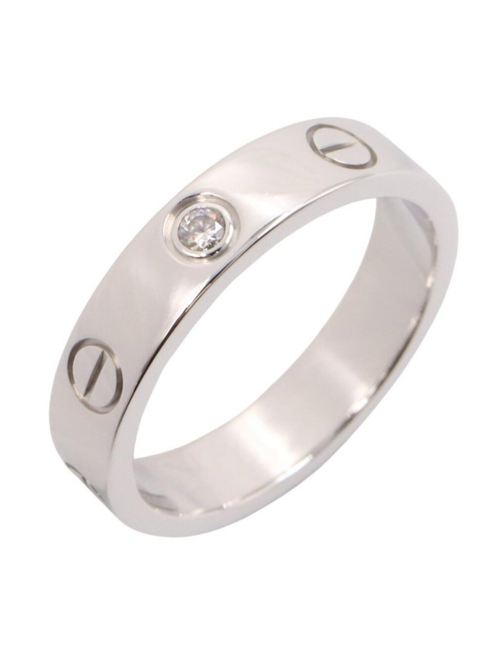 Cartier Ring Mini Love 18k White Gold Diamond